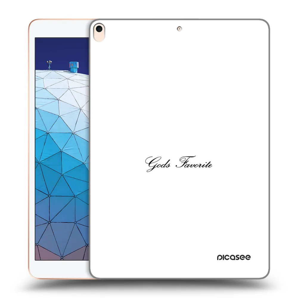 Picasee silikónový prehľadný obal pre Apple iPad Air 10.5" 2019 (3.gen) - Gods Favorite