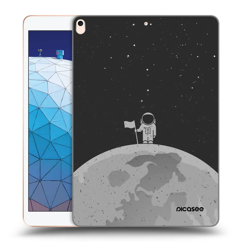 Silikónový prehľadný obal pre Apple iPad Air 10.5" 2019 (3.gen) - Astronaut