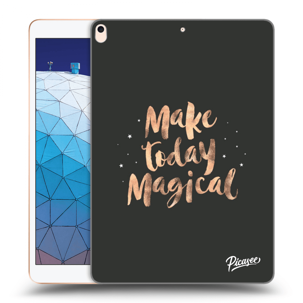 Picasee silikónový čierny obal pre Apple iPad Air 10.5" 2019 (3.gen) - Make today Magical
