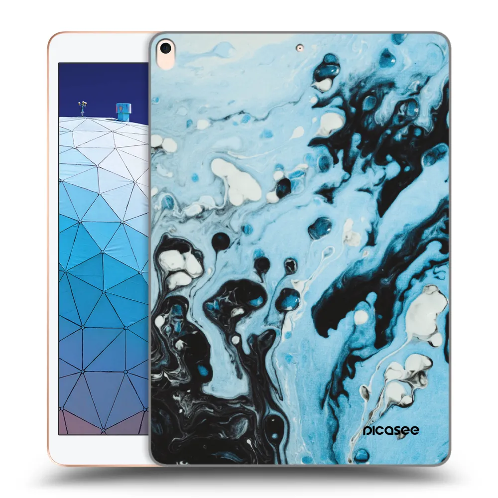 Picasee silikónový prehľadný obal pre Apple iPad Air 10.5" 2019 (3.gen) - Organic blue