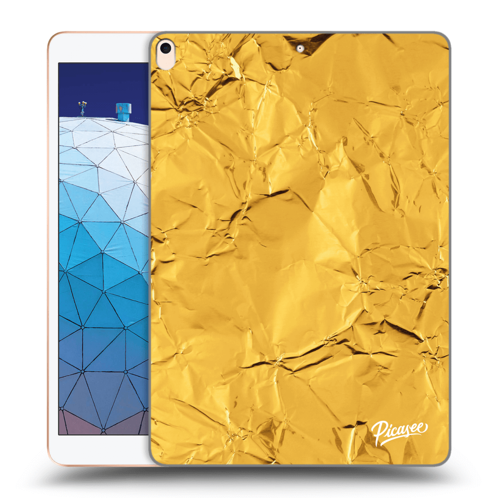 Picasee silikónový prehľadný obal pre Apple iPad Air 10.5" 2019 (3.gen) - Gold