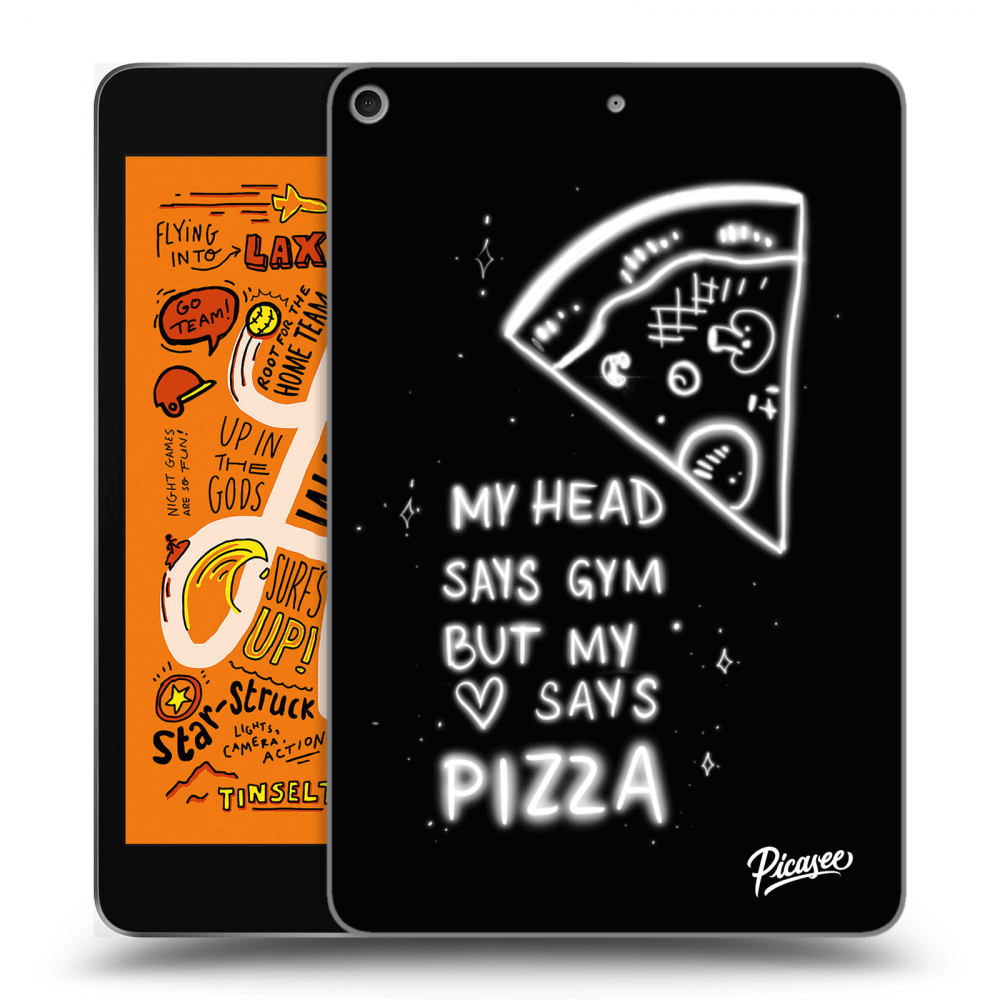 Picasee silikónový prehľadný obal pre Apple iPad mini 2019 (5. gen) - Pizza