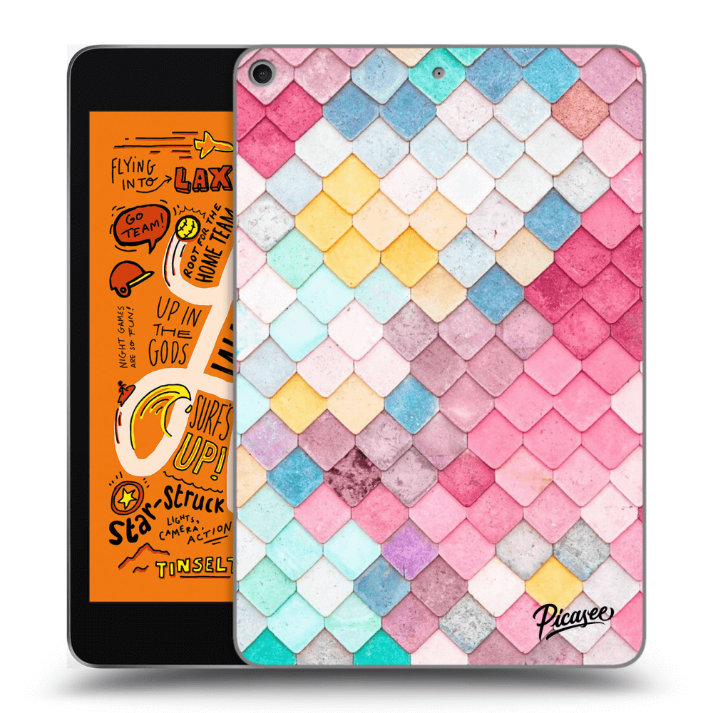Picasee silikónový prehľadný obal pre Apple iPad mini 2019 (5. gen) - Colorful roof