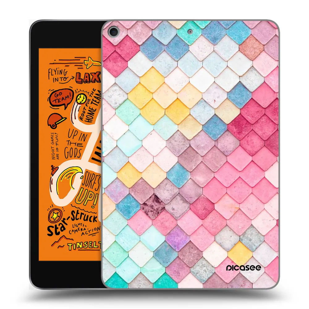 Picasee silikónový prehľadný obal pre Apple iPad mini 2019 (5. gen) - Farebná strecha