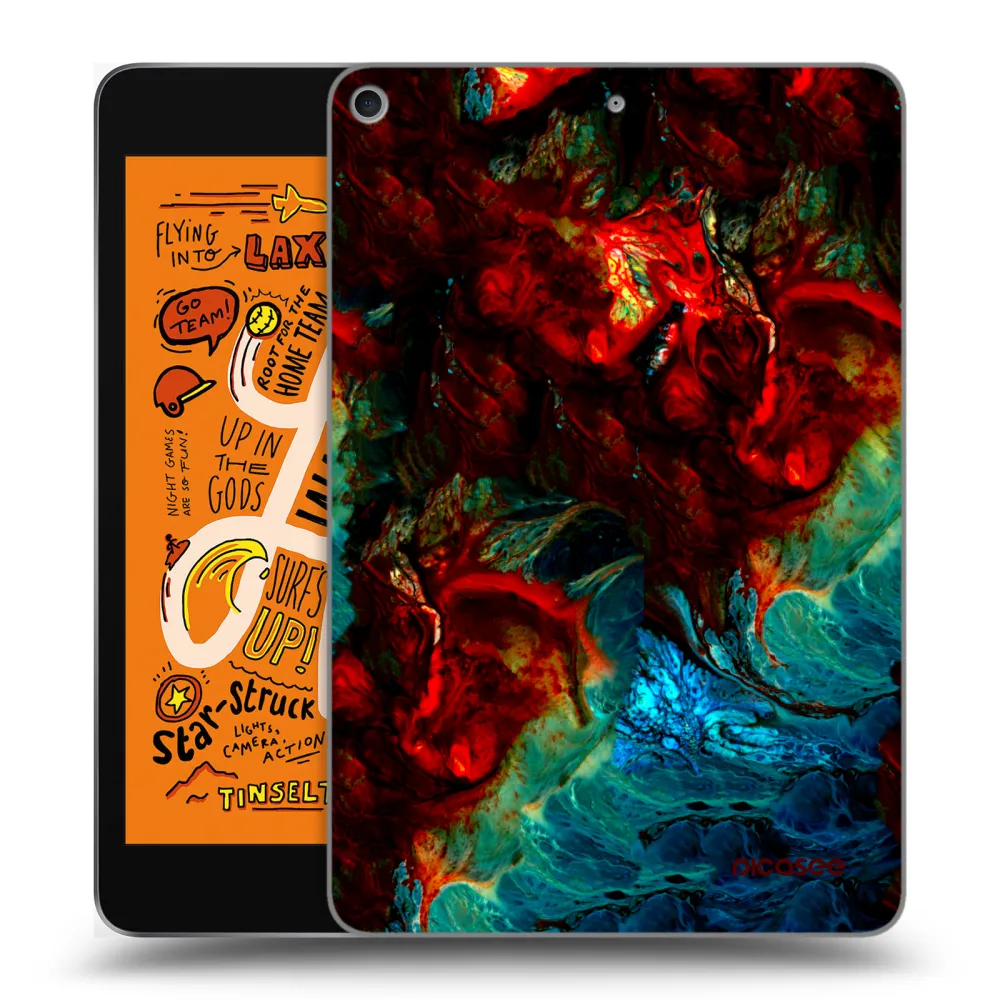 Picasee silikónový prehľadný obal pre Apple iPad mini 2019 (5. gen) - Universe