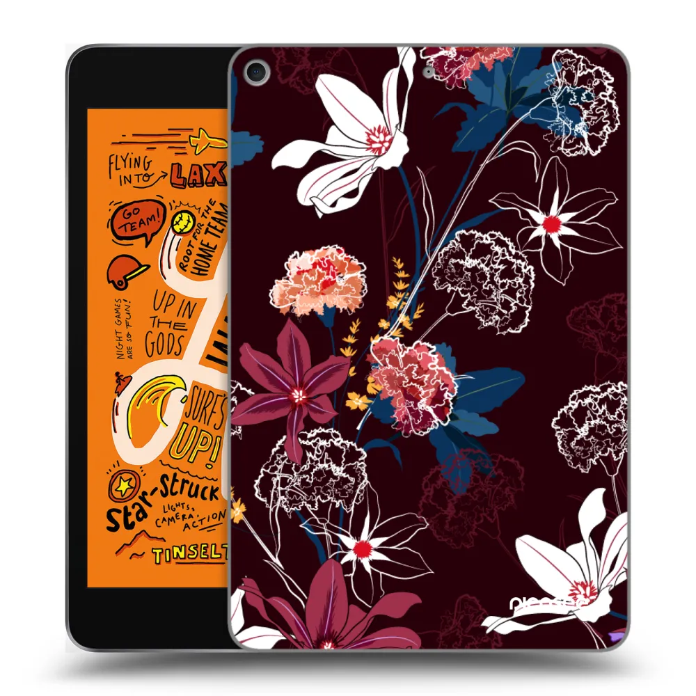 Picasee silikónový prehľadný obal pre Apple iPad mini 2019 (5. gen) - Dark Meadow