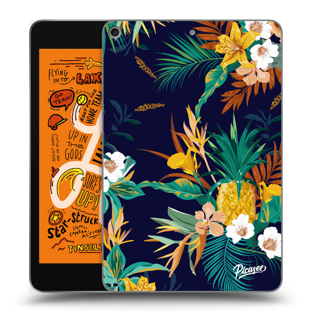 Picasee silikónový prehľadný obal pre Apple iPad mini 2019 (5. gen) - Pineapple Color