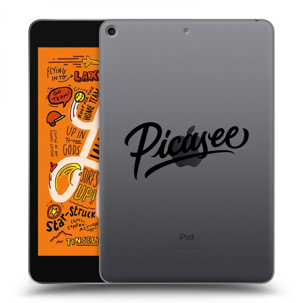 Picasee silikónový prehľadný obal pre Apple iPad mini 2019 (5. gen) - Picasee - old logo - black