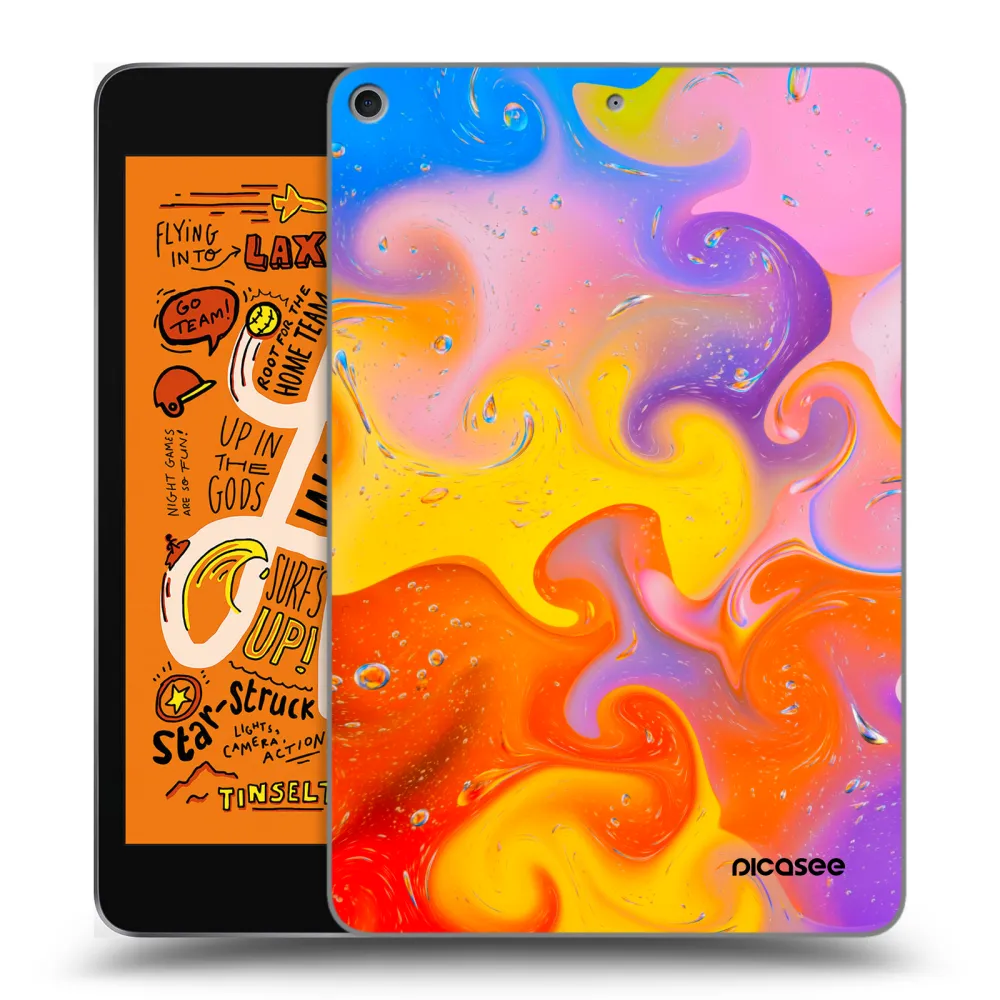 Picasee silikónový prehľadný obal pre Apple iPad mini 2019 (5. gen) - Bubbles