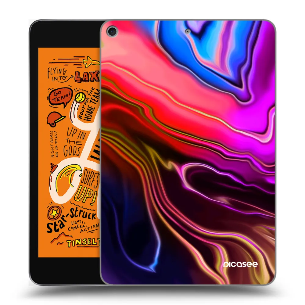 Picasee silikónový prehľadný obal pre Apple iPad mini 2019 (5. gen) - Electric