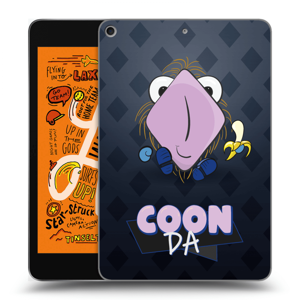 Picasee silikónový prehľadný obal pre Apple iPad mini 2019 (5. gen) - COONDA chlupatka - tmavá