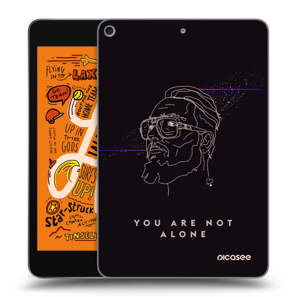 Picasee silikónový prehľadný obal pre Apple iPad mini 2019 (5. gen) - You are not alone