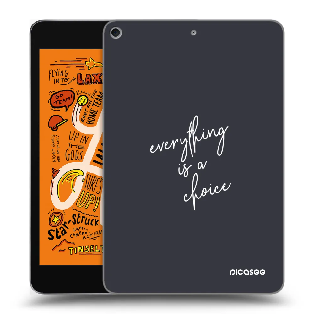 Silikónový prehľadný obal pre Apple iPad mini 2019 (5. gen) - Všetko je na tebe