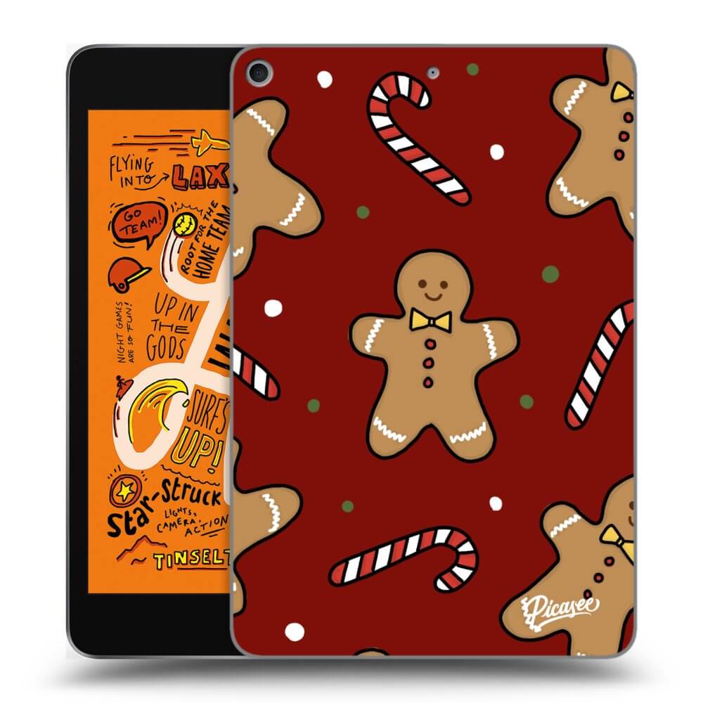 Picasee silikónový prehľadný obal pre Apple iPad mini 2019 (5. gen) - Gingerbread 2