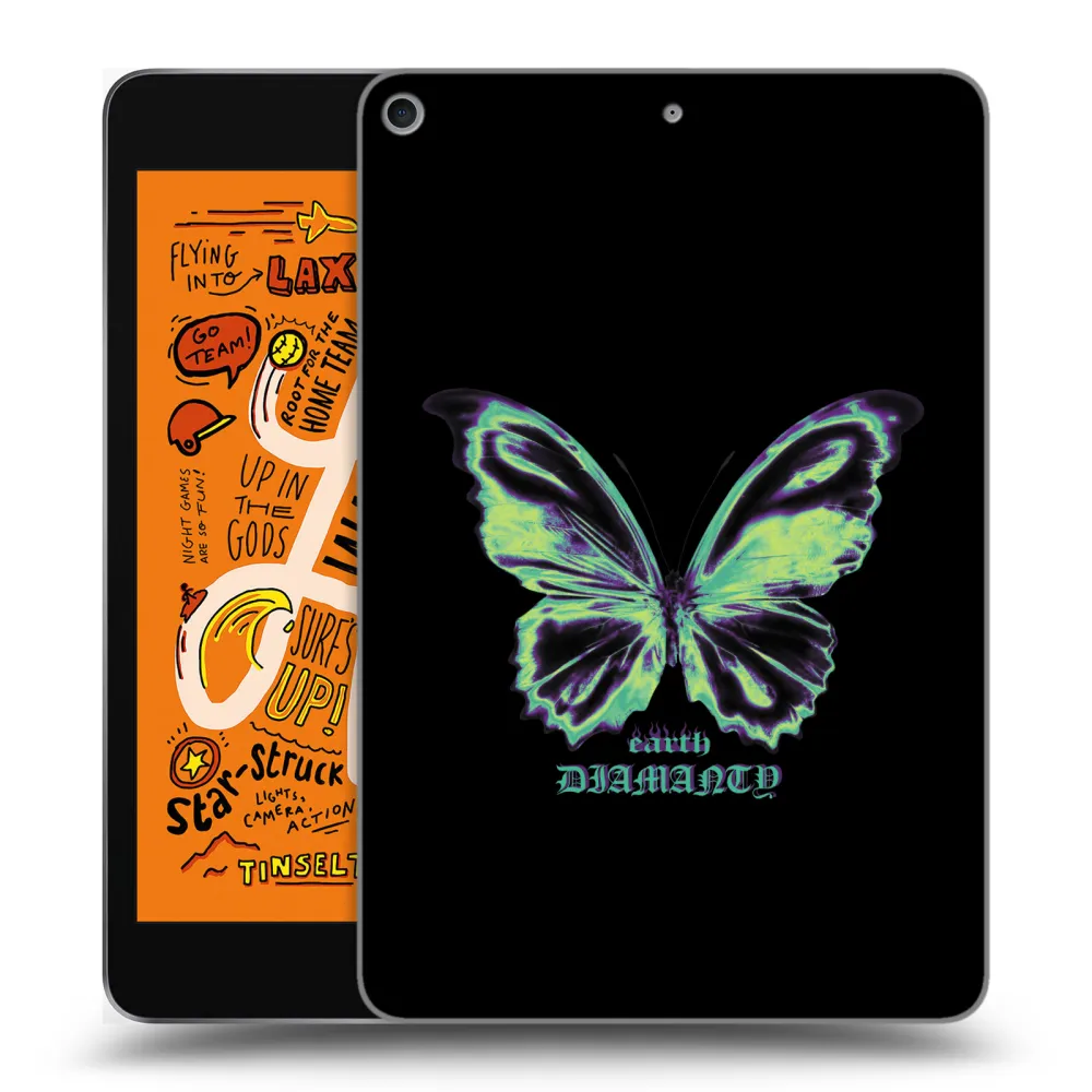 Picasee silikónový prehľadný obal pre Apple iPad mini 2019 (5. gen) - Diamanty Blue