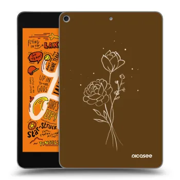 Obal pre Apple iPad mini 2019 (5. gen) - Brown flowers