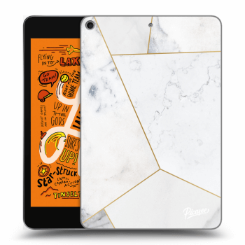 Obal pre Apple iPad mini 2019 (5. gen) - White tile