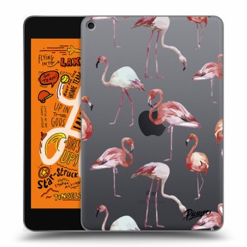 Picasee silikónový prehľadný obal pre Apple iPad mini 2019 (5. gen) - Flamingos