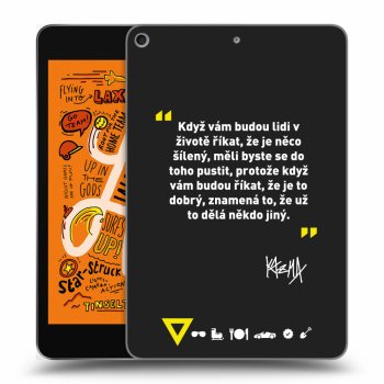 Picasee silikónový čierny obal pre Apple iPad mini 2019 (5. gen) - Kazma - MĚLI BYSTE SE DO TOHO PUSTIT