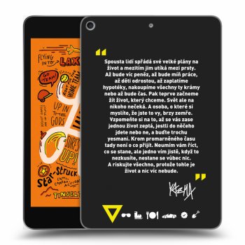 Picasee silikónový čierny obal pre Apple iPad mini 2019 (5. gen) - Kazma - BUĎTE TROCHU YESMANI