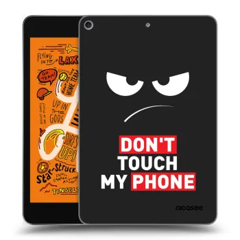 Picasee silikónový čierny obal pre Apple iPad mini 2019 (5. gen) - Angry Eyes - Transparent