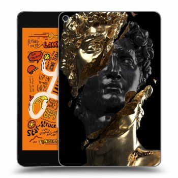 Picasee silikónový čierny obal pre Apple iPad mini 2019 (5. gen) - Gold - Black