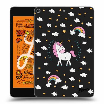 Picasee silikónový čierny obal pre Apple iPad mini 2019 (5. gen) - Unicorn star heaven