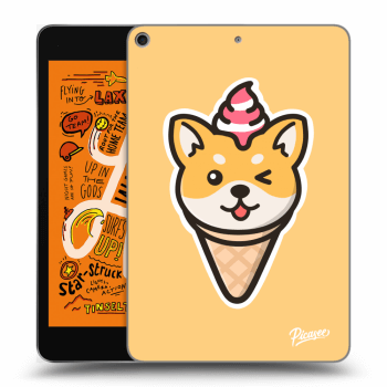 Picasee silikónový prehľadný obal pre Apple iPad mini 2019 (5. gen) - Ice Cream Shiba