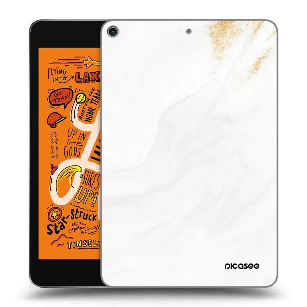 Picasee silikónový prehľadný obal pre Apple iPad mini 2019 (5. gen) - White