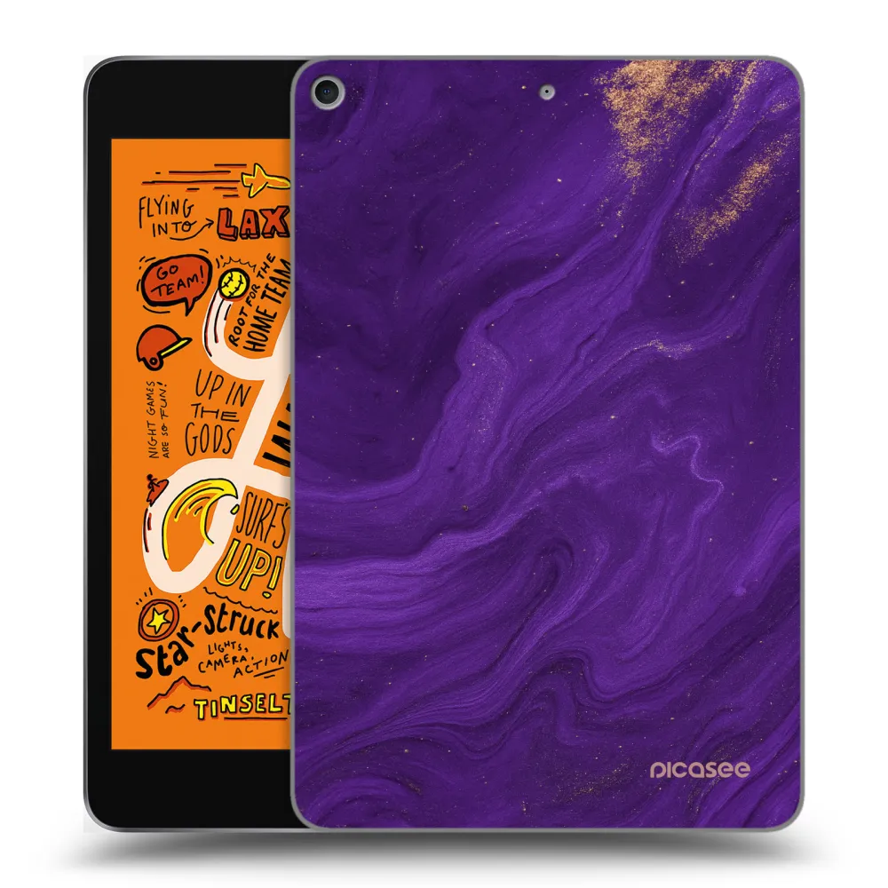 Picasee silikónový prehľadný obal pre Apple iPad mini 2019 (5. gen) - Purple