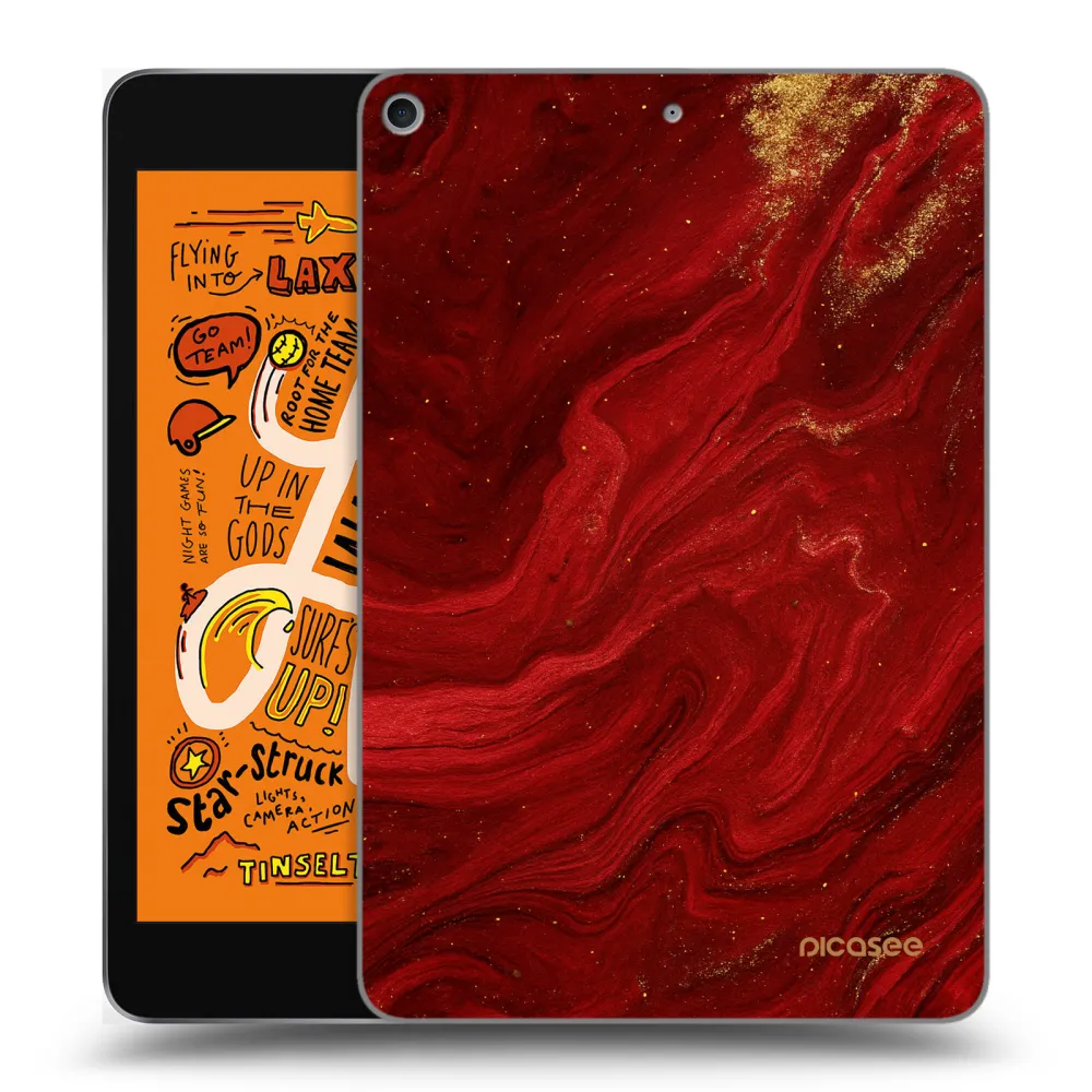 Picasee silikónový prehľadný obal pre Apple iPad mini 2019 (5. gen) - Red