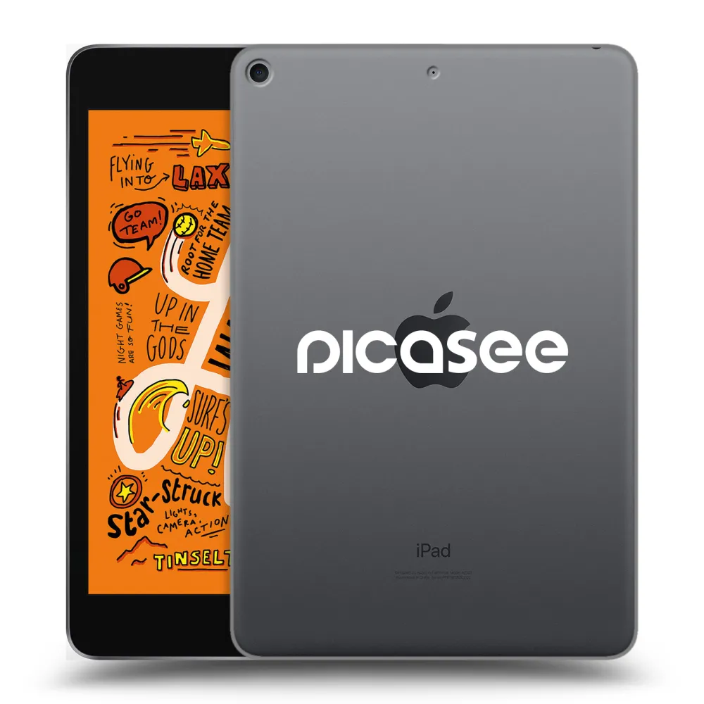 Picasee silikónový prehľadný obal pre Apple iPad mini 2019 (5. gen) - Picasee - new logo - white