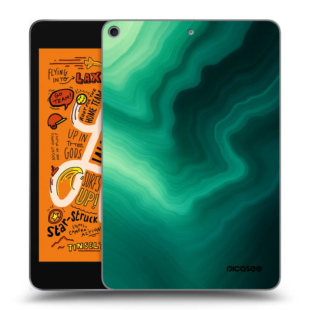 Picasee silikónový prehľadný obal pre Apple iPad mini 2019 (5. gen) - Malachite