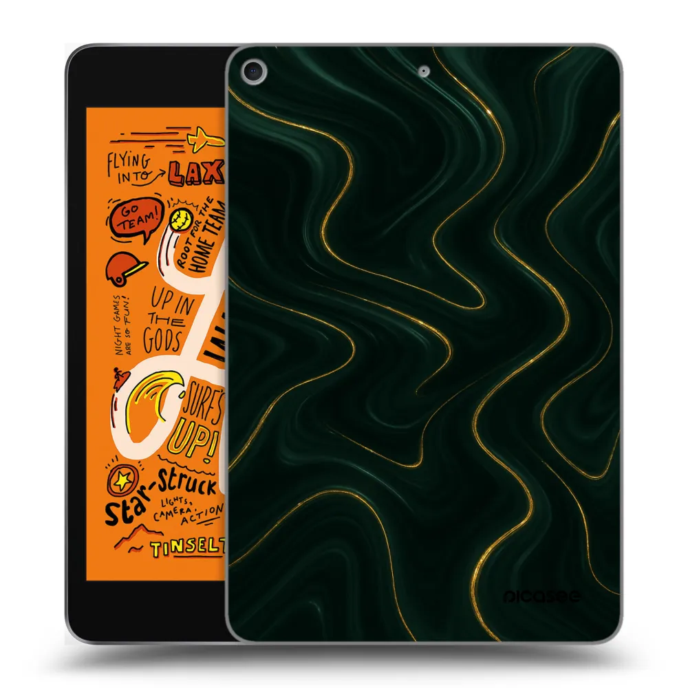 Picasee silikónový prehľadný obal pre Apple iPad mini 2019 (5. gen) - Vawes