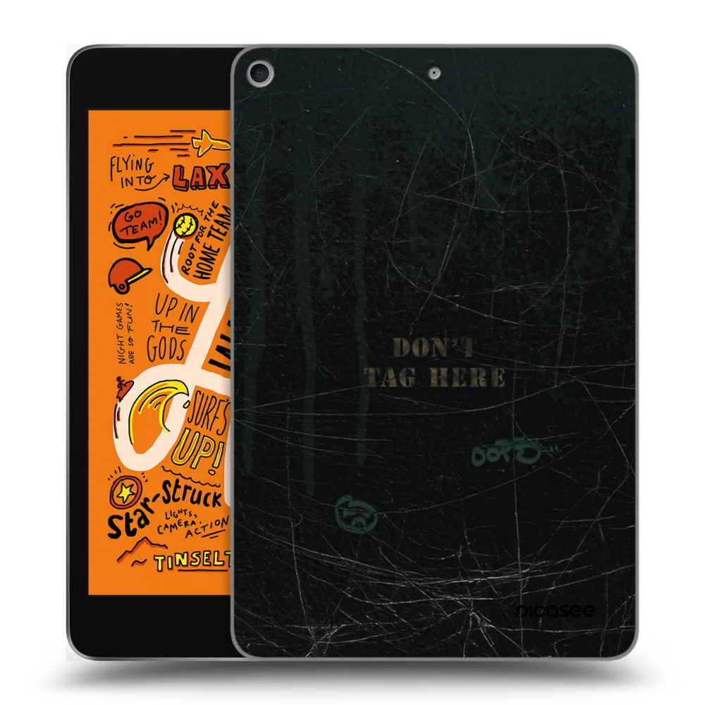 Picasee silikónový prehľadný obal pre Apple iPad mini 2019 (5. gen) - DON´T TAG