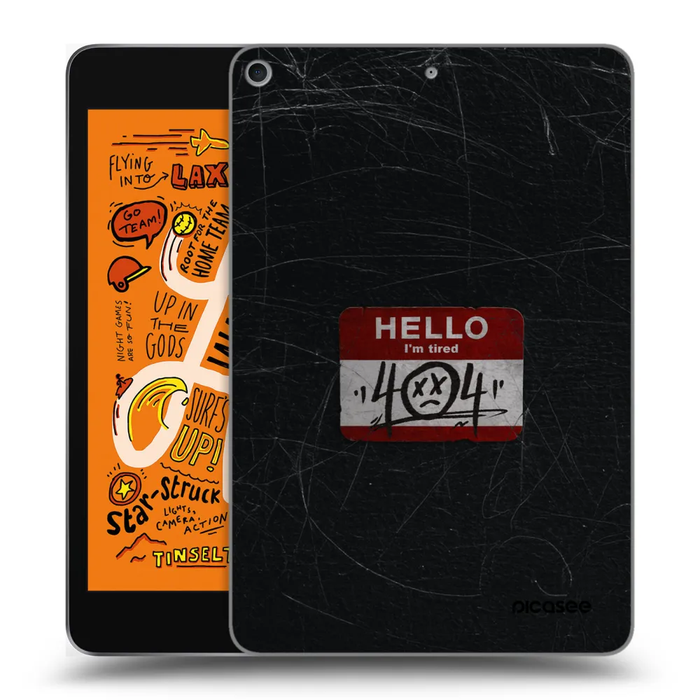 Picasee silikónový prehľadný obal pre Apple iPad mini 2019 (5. gen) - HELLO 404