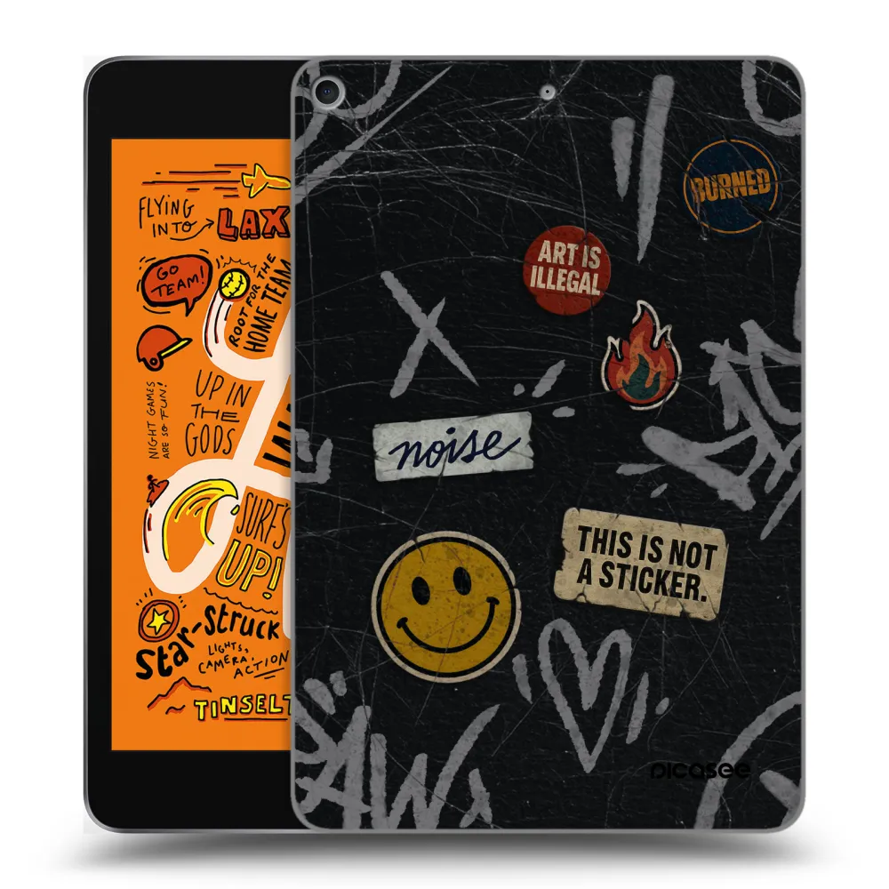 Picasee silikónový prehľadný obal pre Apple iPad mini 2019 (5. gen) - STICKERS x TAGS
