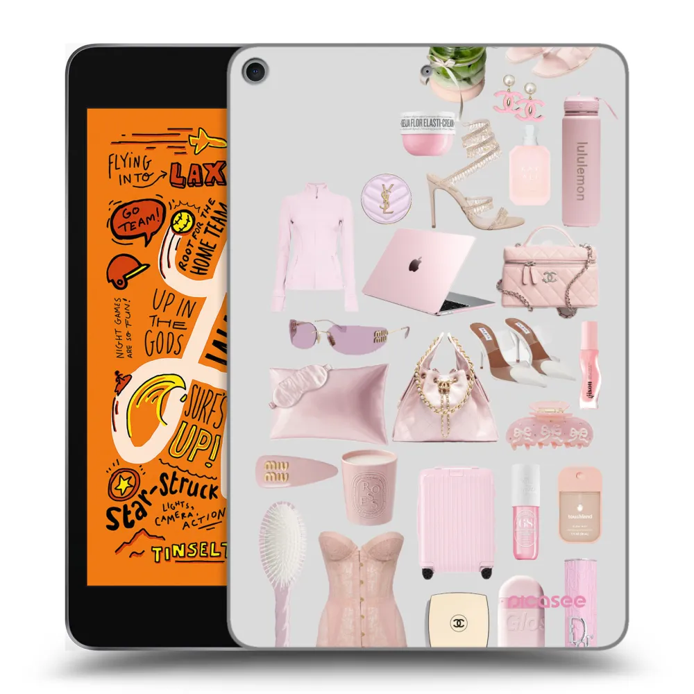 Picasee silikónový prehľadný obal pre Apple iPad mini 2019 (5. gen) - Glam Babe