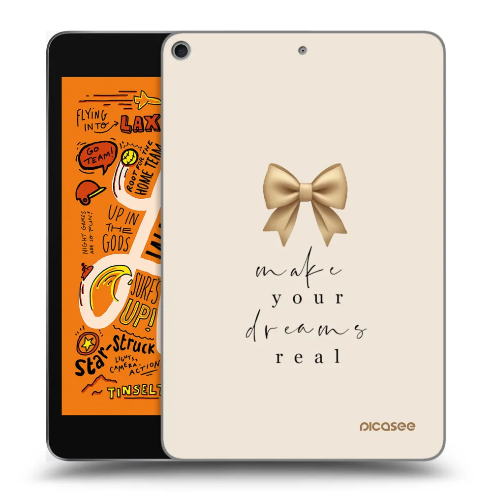 Silikónový prehľadný obal pre Apple iPad mini 2019 (5. gen) - Golden Dream
