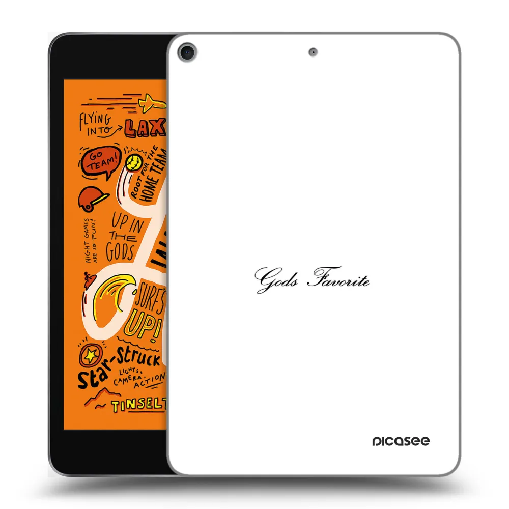 Picasee silikónový prehľadný obal pre Apple iPad mini 2019 (5. gen) - Gods Favorite