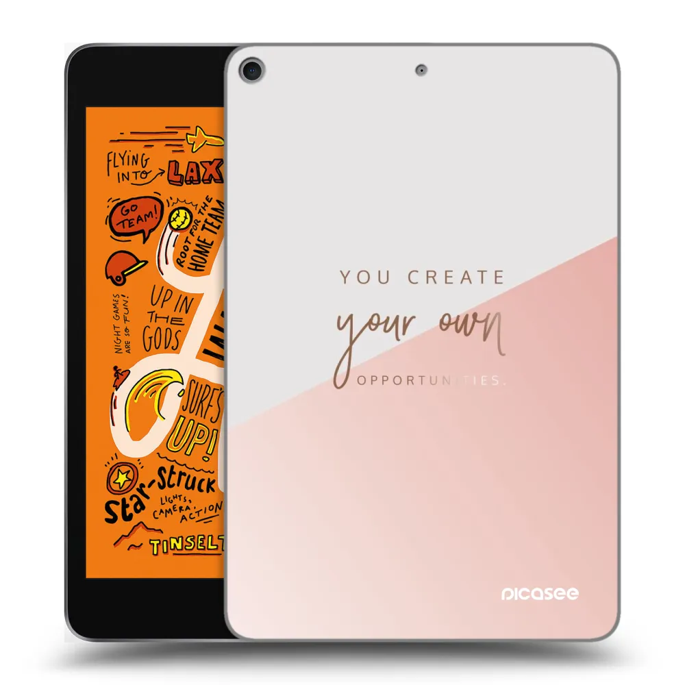 Picasee silikónový prehľadný obal pre Apple iPad mini 2019 (5. gen) - Vytvor si svoju vlastnú príležitosť