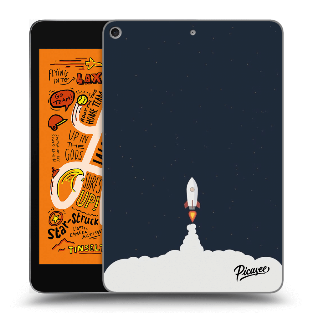 Picasee silikónový čierny obal pre Apple iPad mini 2019 (5. gen) - Astronaut 2
