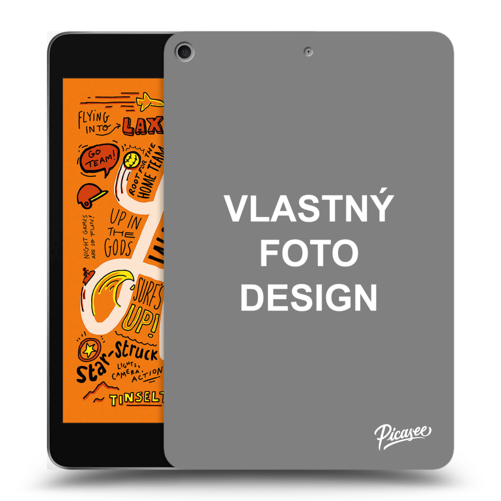 Picasee silikónový prehľadný obal pre Apple iPad mini 2019 (5. gen) - Vlastný fotka/motiv