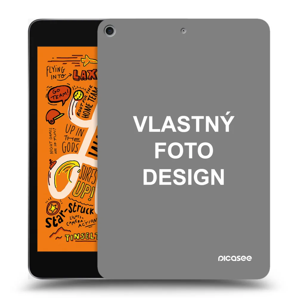 Silikónový prehľadný obal pre Apple iPad mini 2019 (5. gen) - Vlastný fotka/motiv