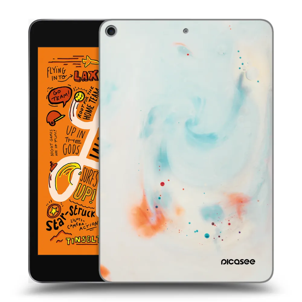 Picasee silikónový prehľadný obal pre Apple iPad mini 2019 (5. gen) - Splash
