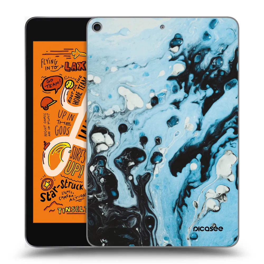 Picasee silikónový prehľadný obal pre Apple iPad mini 2019 (5. gen) - Organic blue
