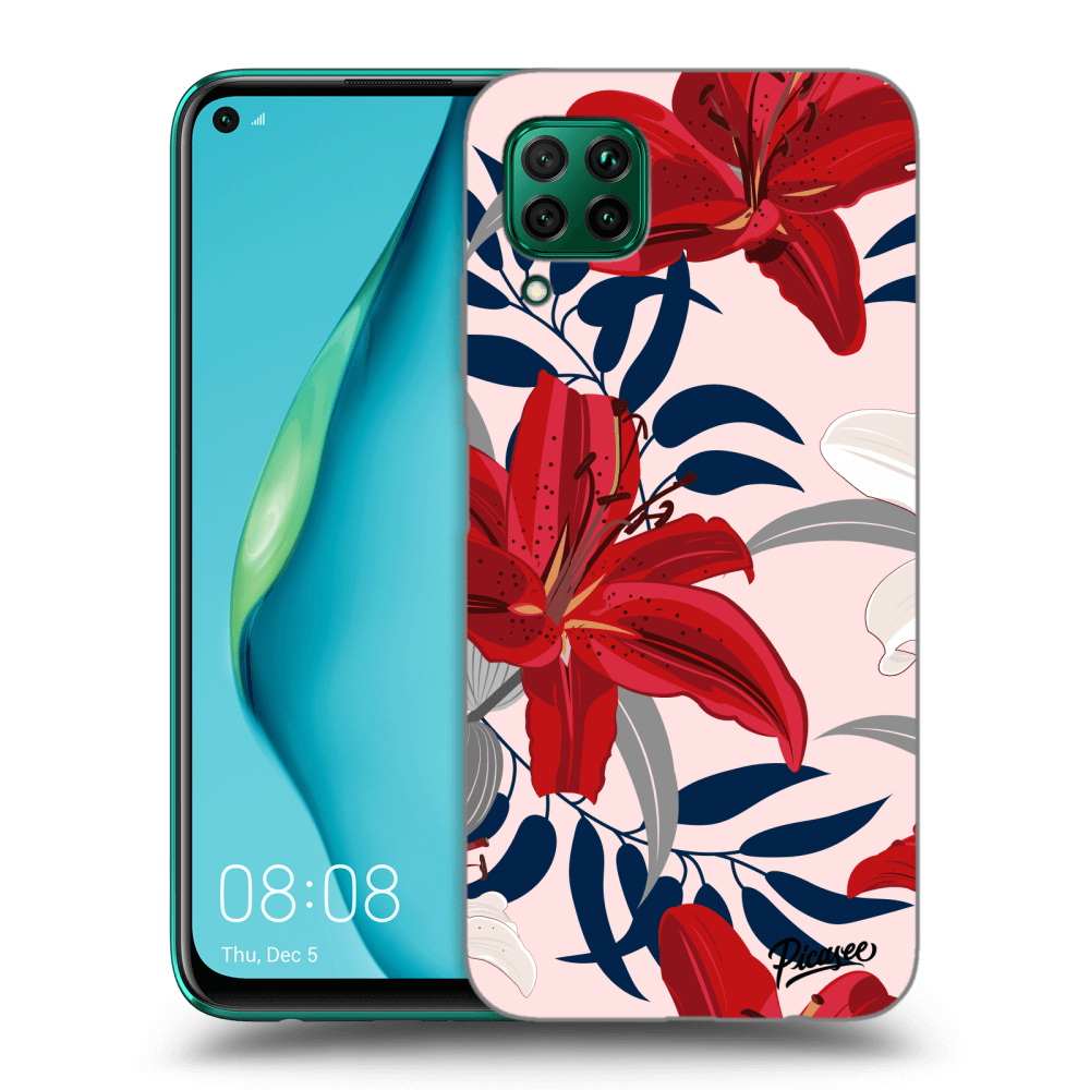 Picasee ULTIMATE CASE pro Huawei P40 Lite - Red Lily