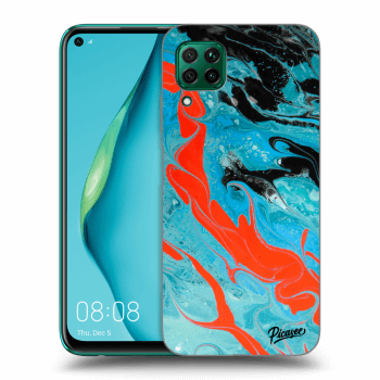 Picasee ULTIMATE CASE pro Huawei P40 Lite - Blue Magma
