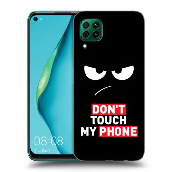 Obal pre Huawei P40 Lite - Angry Eyes - Transparent