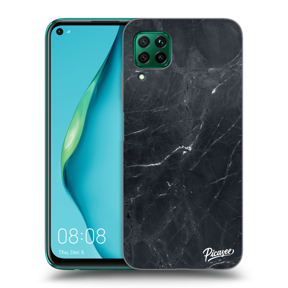 Picasee ULTIMATE CASE pro Huawei P40 Lite - Black marble